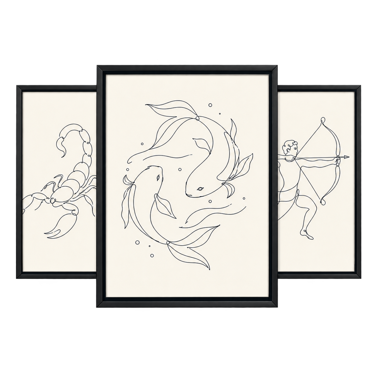 Nyilas csillagjegy Line Art